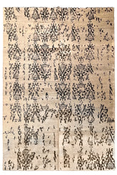 #6822 Modern silver 100 % bamboo silk